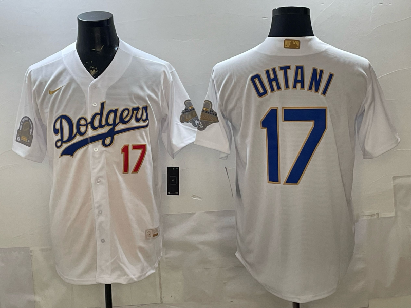 Men 2026 Los Angeles Dodgers #17 Ohtani White Game Nike MLB Jersey 0402001